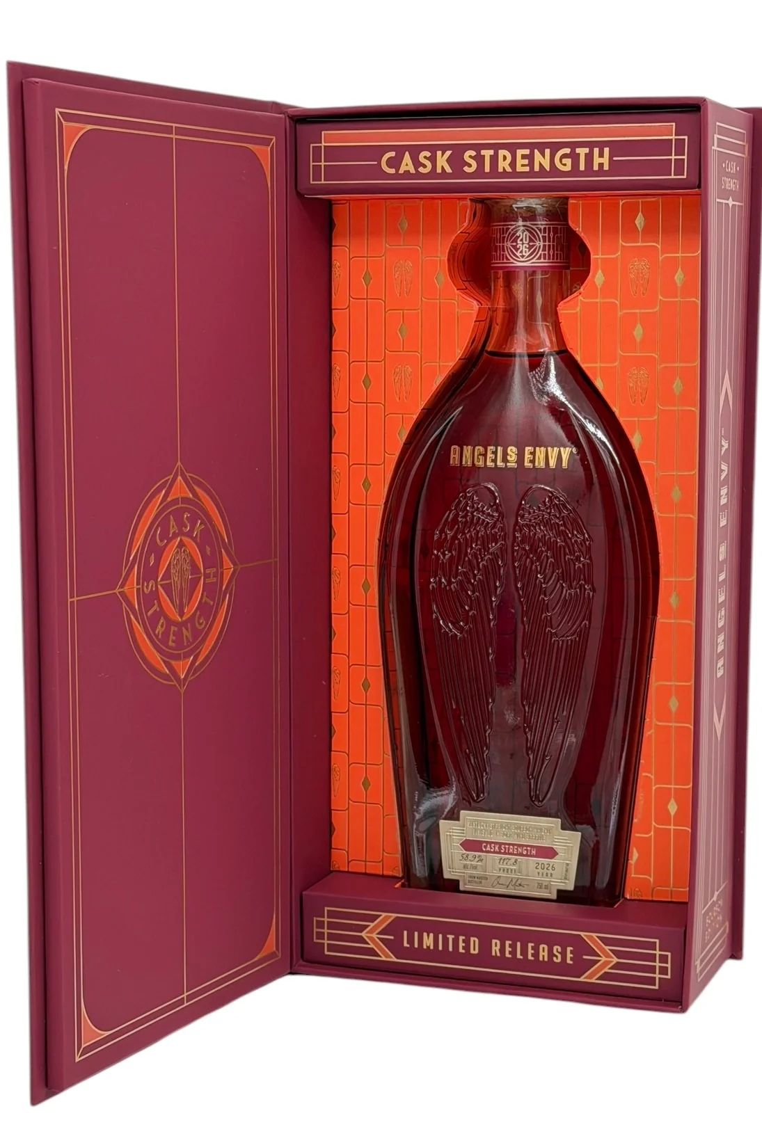 Angel’s Envy 2026 Cask Strength Bourbon Whiskey Limited Release 750ml - Image 2