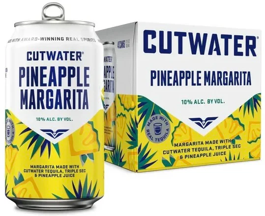 Cutwater Pineapple Margarita RTD Cocktail 4 x 355ml Cans