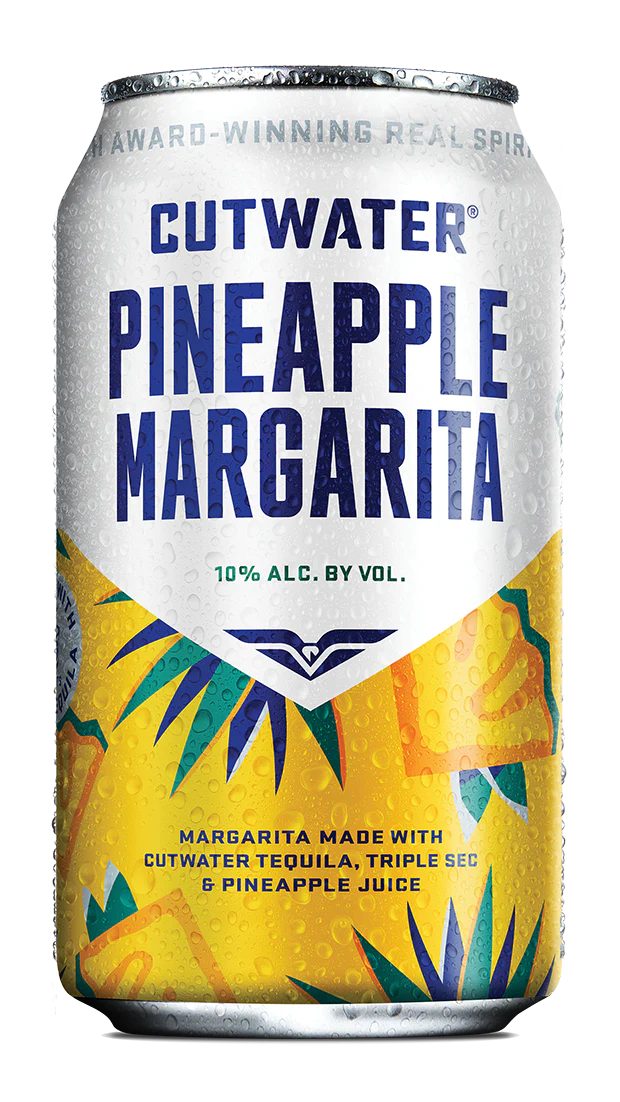 Cutwater Pineapple Margarita RTD Cocktail 4 x 355ml Cans - Image 2