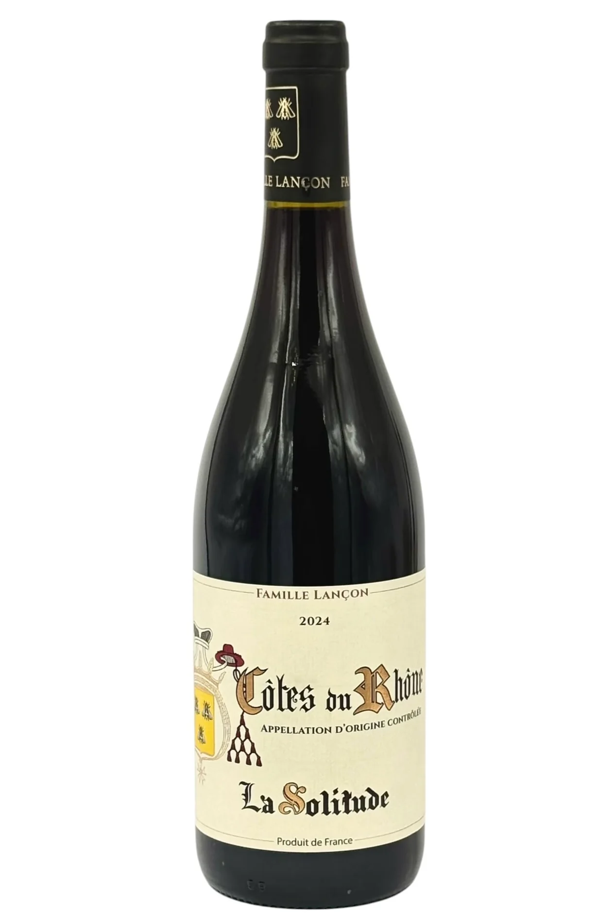 Famille Lançon "La Solitude" 2024 Côtes-du-Rhône Rouge Biodynamic Organic Red Blend 750ml