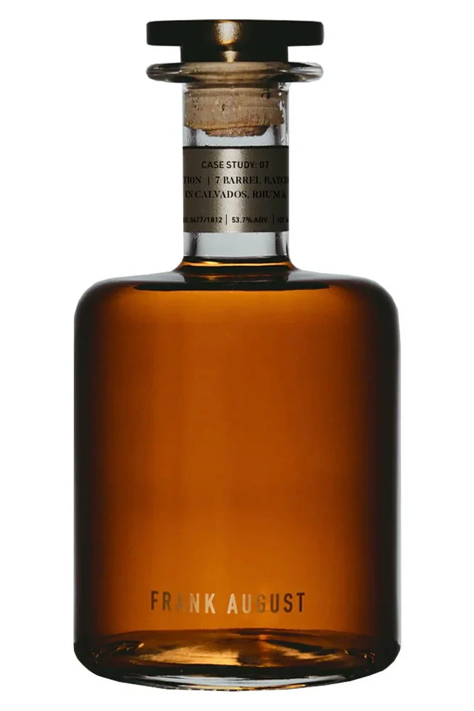 Frank August Case Study 07 "French Connection" Kentucky Bourbon & Rye Blend Finished in Calvados, Rhum & Rum Casks 107.4 Proof 750ml