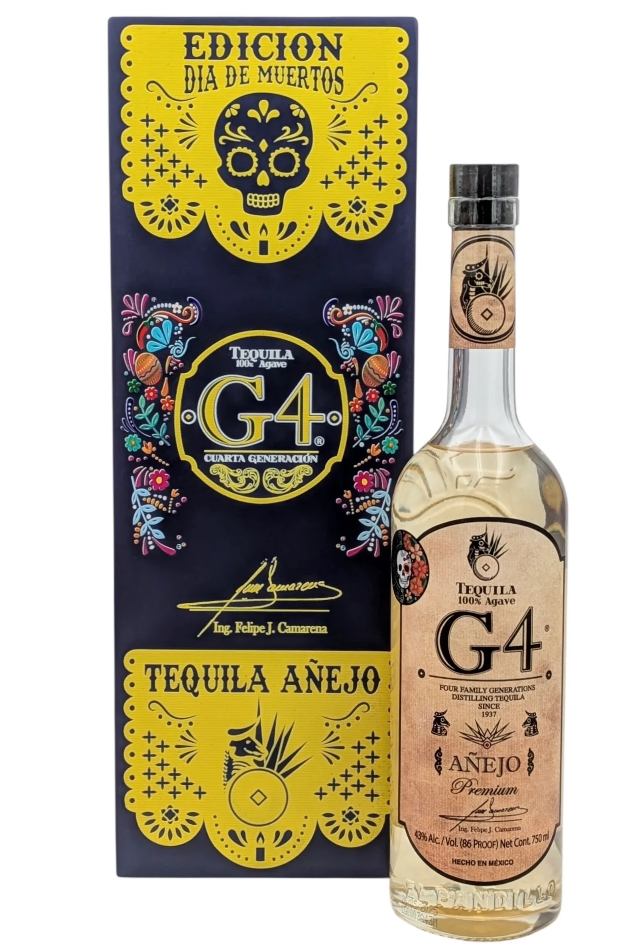 G4 Anejo Tequila De Madera Día De Muertos - Image 3