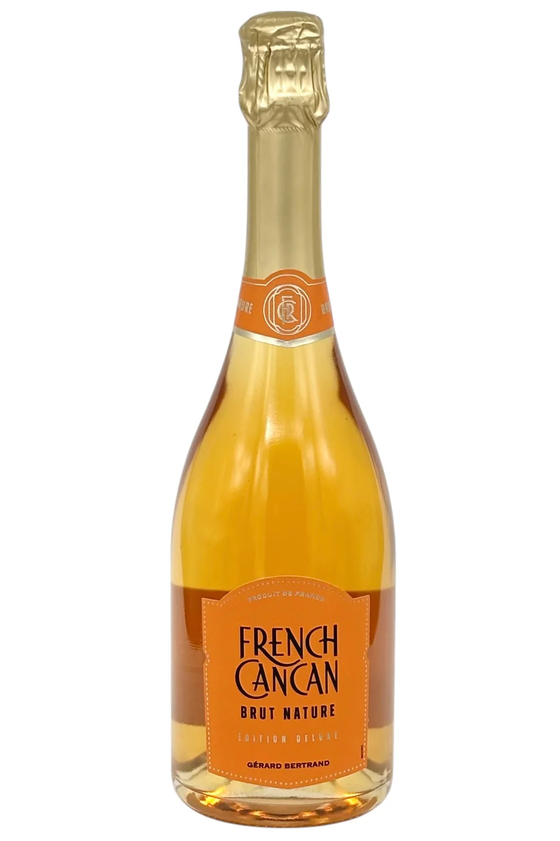 Gerard Bertrand French Cancan Brut Nature Orange Sparkling Wine Edition Deluxe