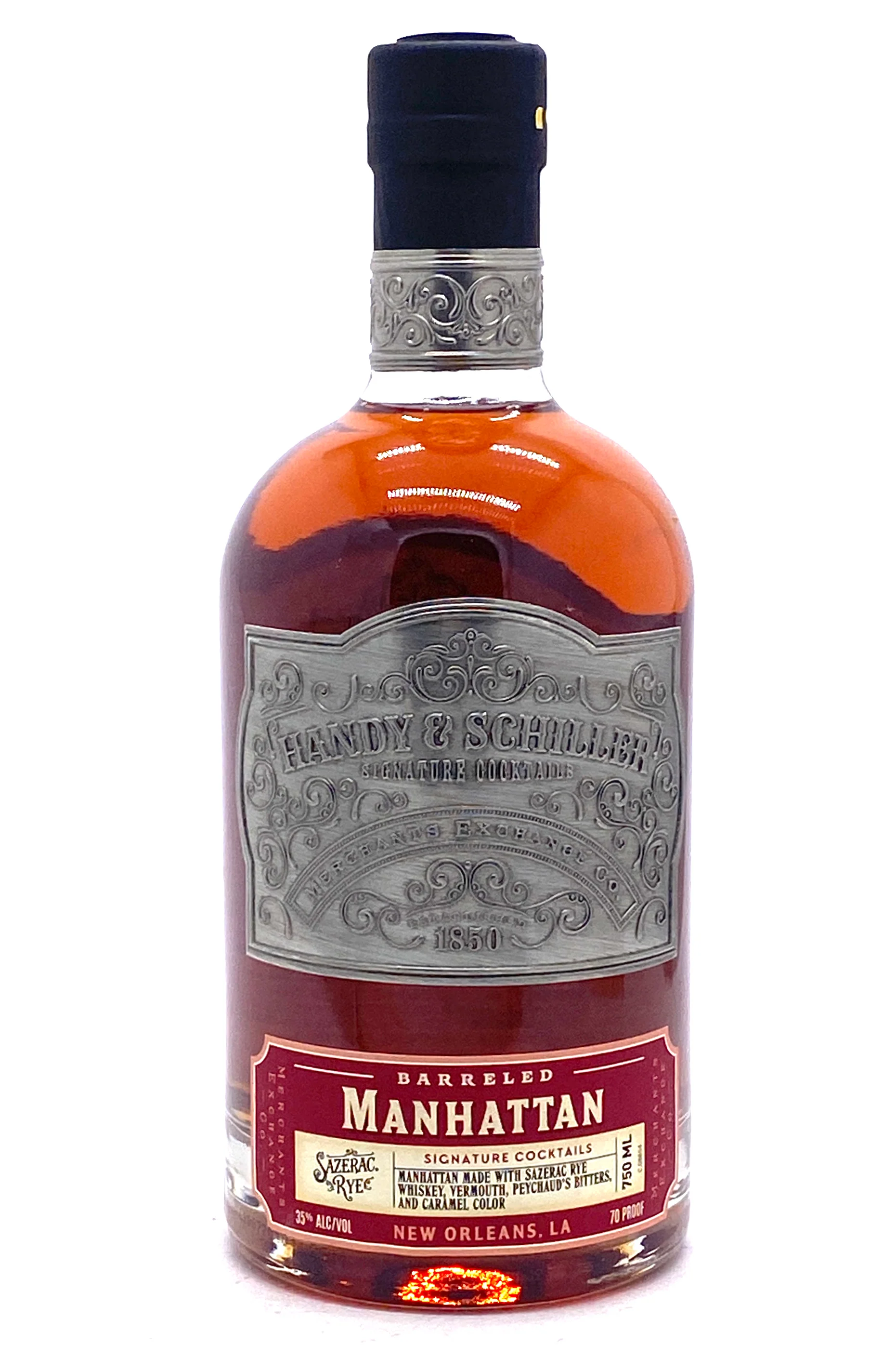 Handy & Schiller Barreled Manhattan RTD Cocktail 750 ml