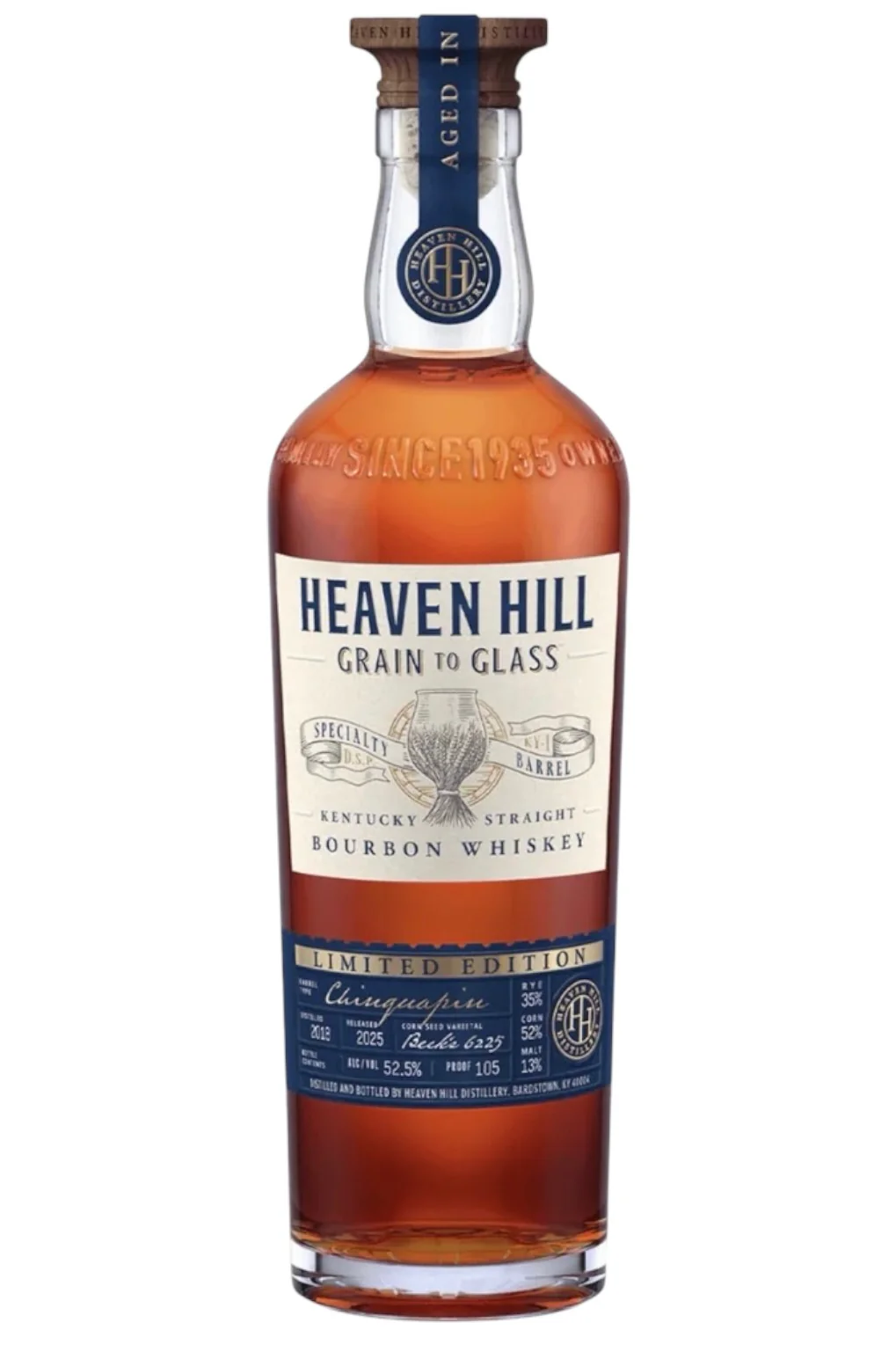 Heaven Hill Grain-to-Glass 2025 Specialty Cask: Chinquapin Oak Bourbon Whiskey