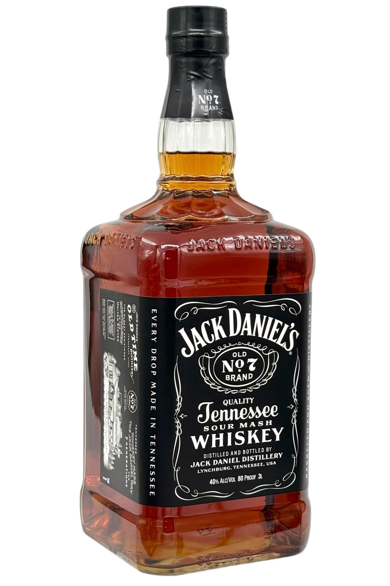 Jack Daniel's "Three Liter" Black Label Old No. 7 Tennessee Whisky 3000 ml