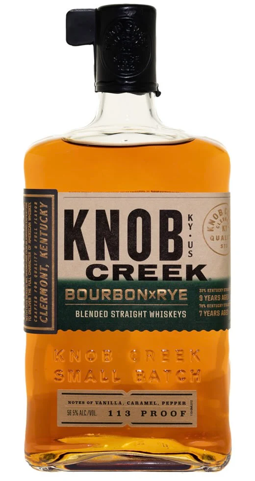 Knob Creek “Bourbon X Rye” Blended Straight Whiskey – 113 Proof, 9 Year Bourbon & 7 Year Rye