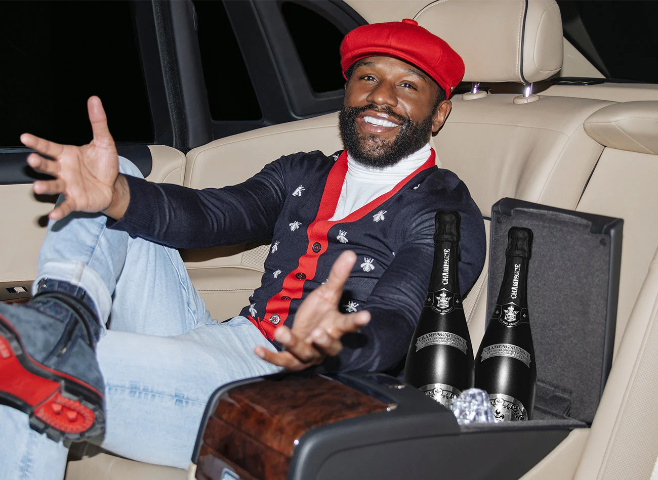Le Bon Argent Brut Champagne "Green Bottle" by Floyd Mayweather - Image 3