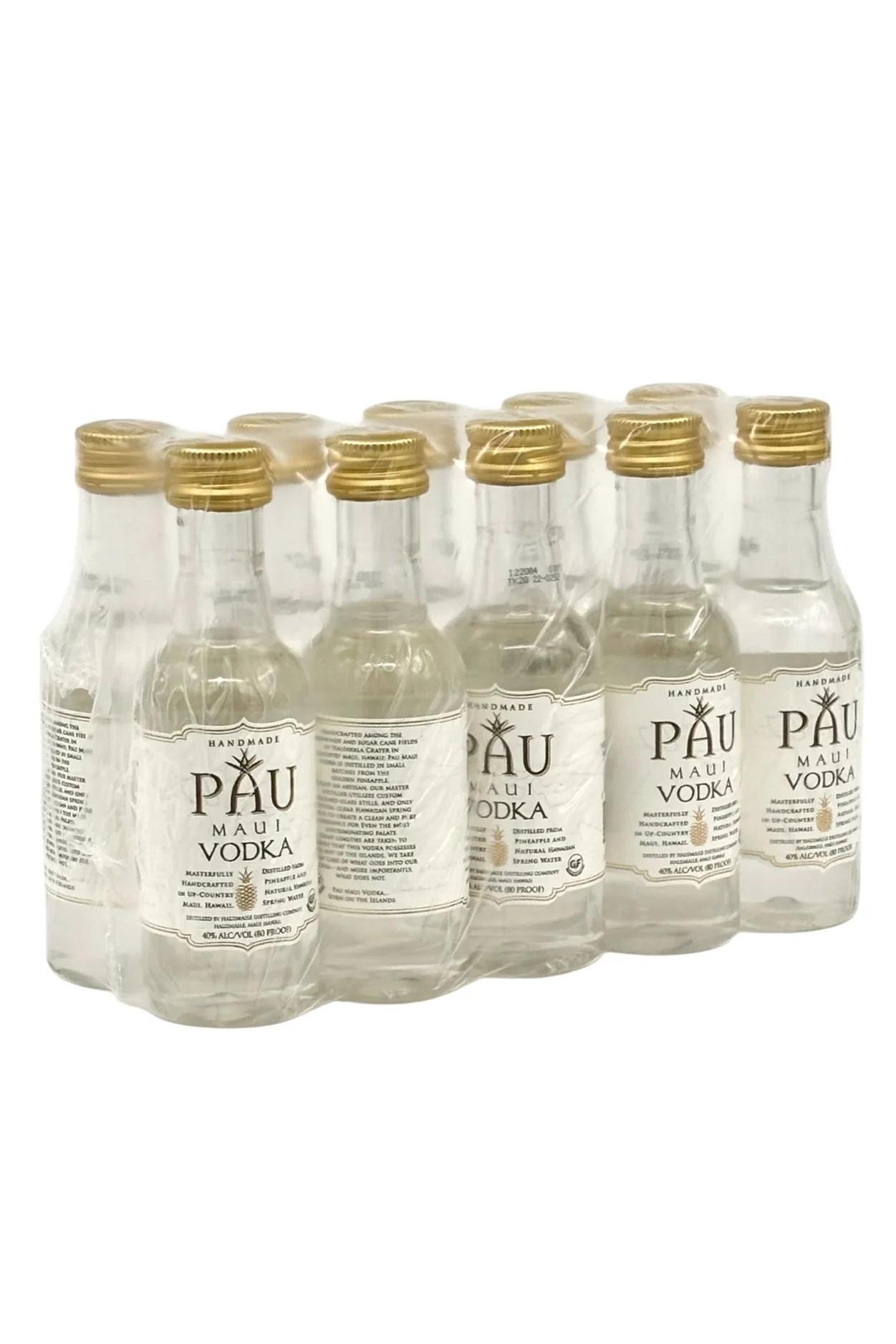 PAU Maui Hand Craft Vodka 10 x 50 ml