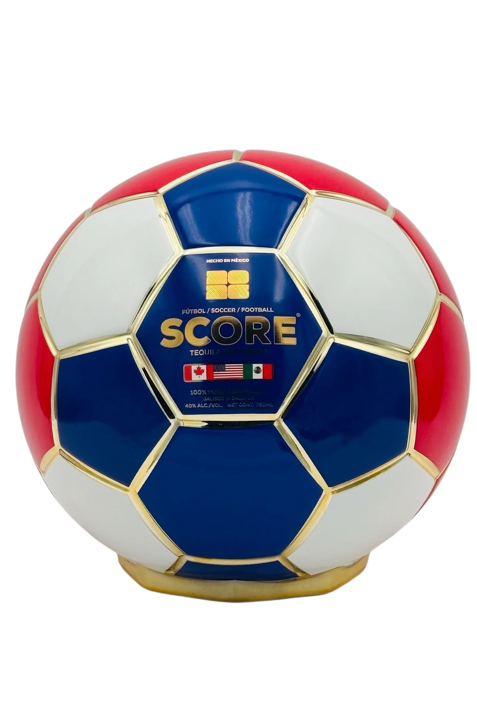 Score Tequila Reposado USA Limited Edition Soccer Ball Decanter