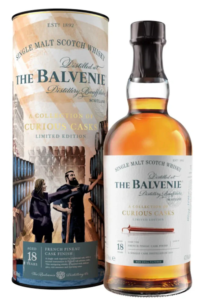 The Balvenie 18 Year Old French Oak Pineau des Charentes Cask Finish Single Malt Scotch Whisky 750ml