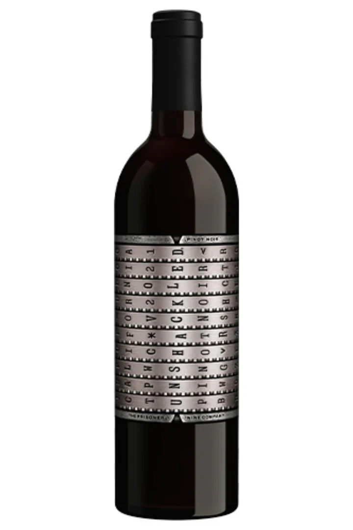 Unshackled 2021 Pinot Noir by The Prisoner Wine Company
