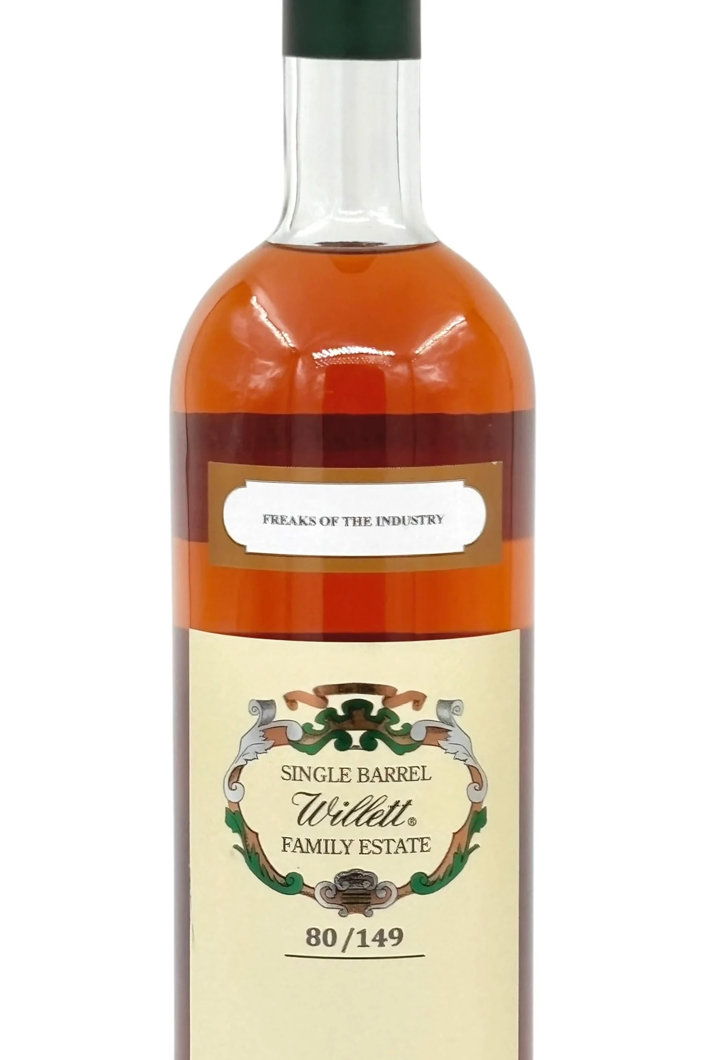 Willett Family Estate 7 Year Old Single Barrel “Freaks of the Industry” Straight Rye Whiskey Cask #4029 750ml (113.8 Proof) - Image 2