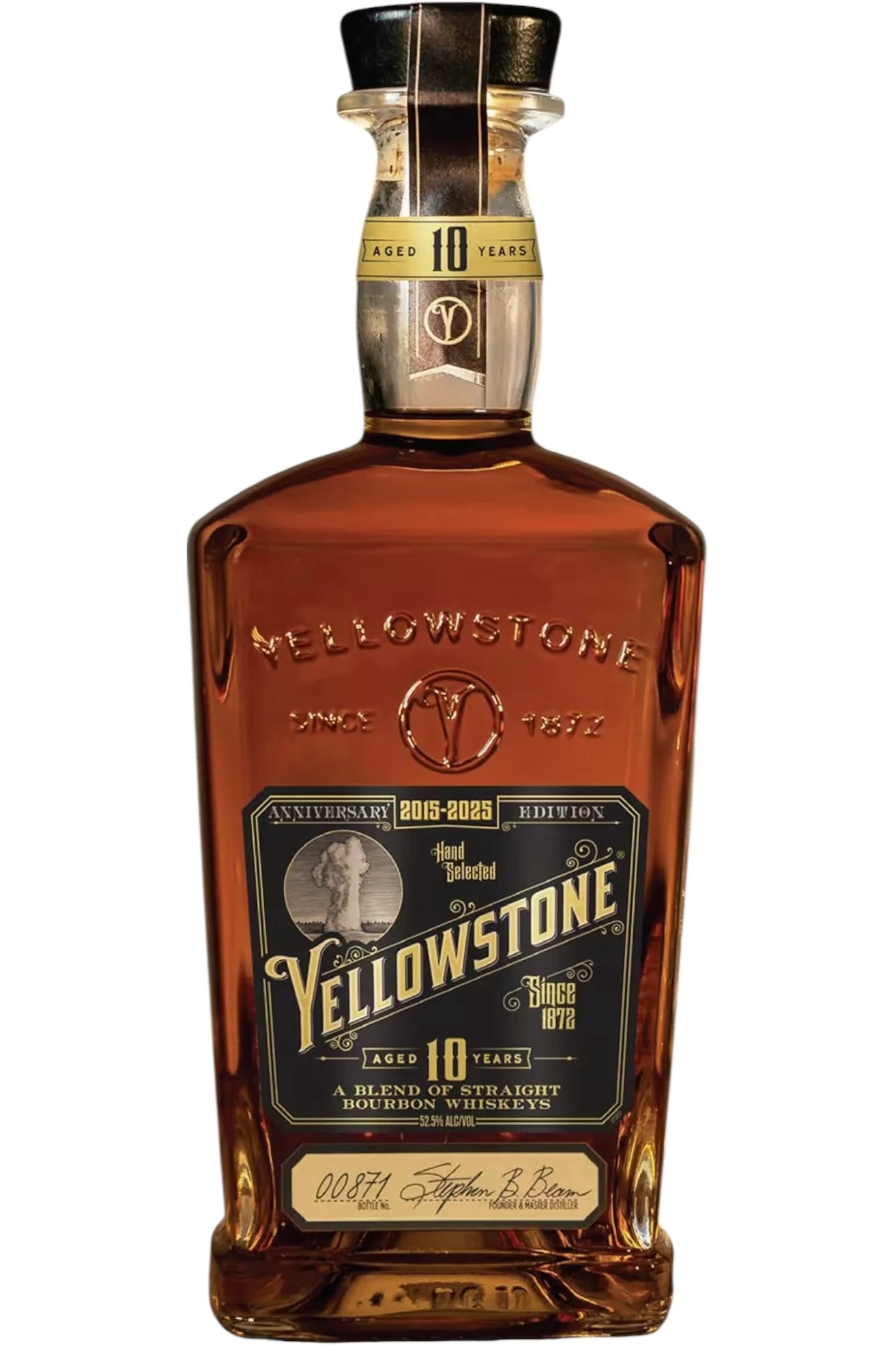 Yellowstone 2025 Limited Edition 10 Year Old Kentucky Straight Bourbon Whiskey 750ml